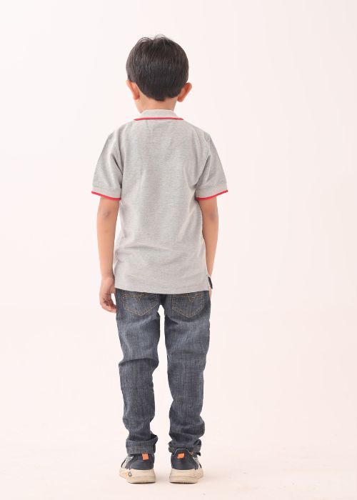 Boy Grey Polo