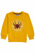 Yellow Spider Web Sweatshirt