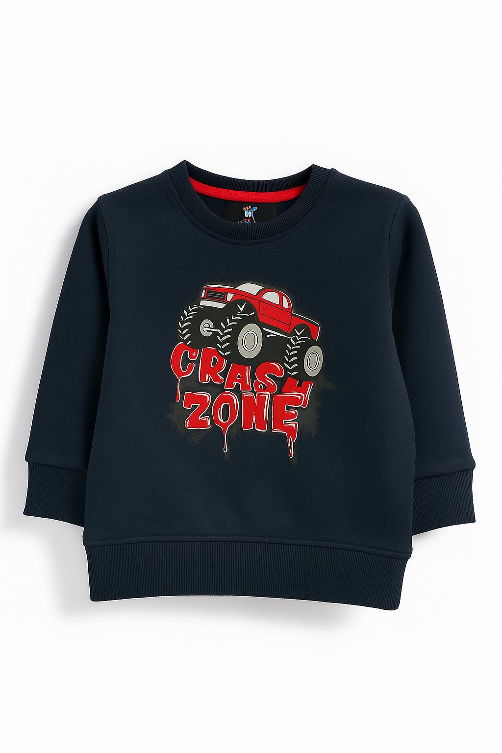 Dark Blue Crash Zone Sweatshirt