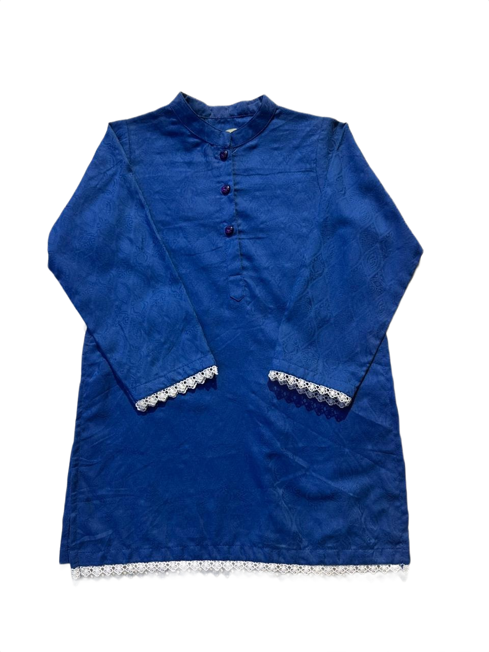 Girls Blue Shalwar Kameez