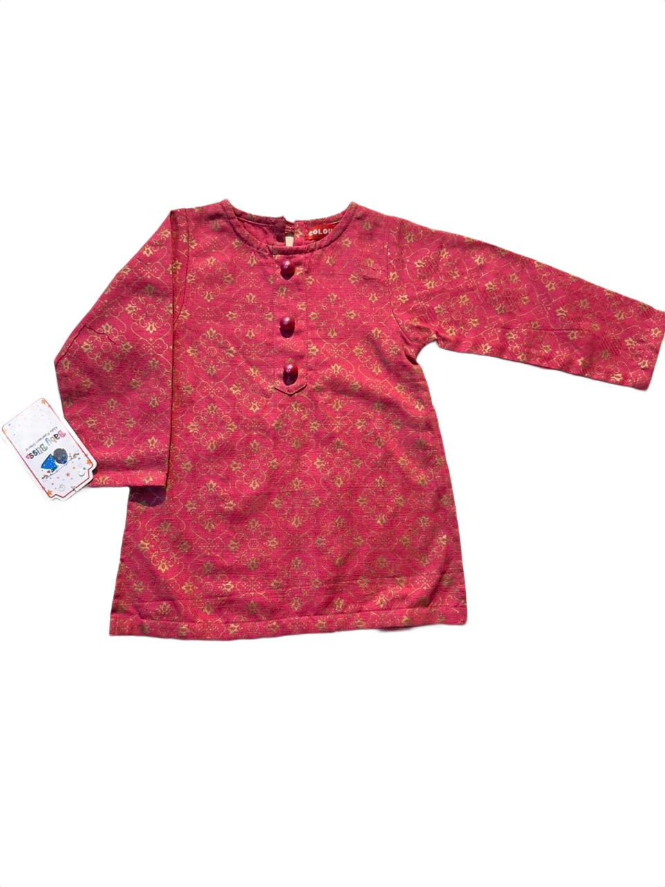 Girls Light Pink Shalwar Kameez