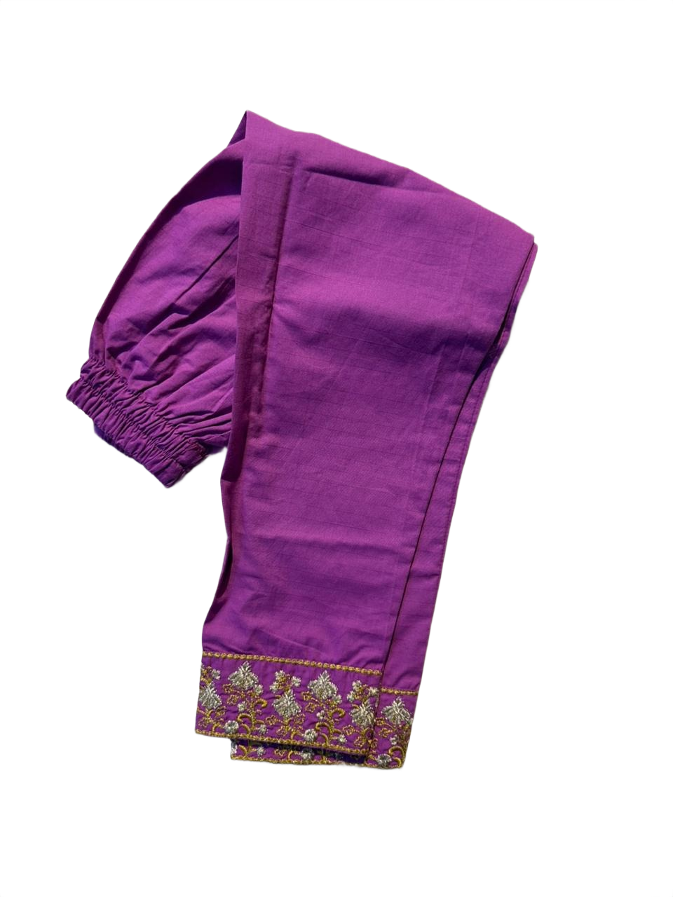 Girls Purple Shalwar Kameez