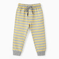 Grey Fleece Trouser with Yellow Stripes