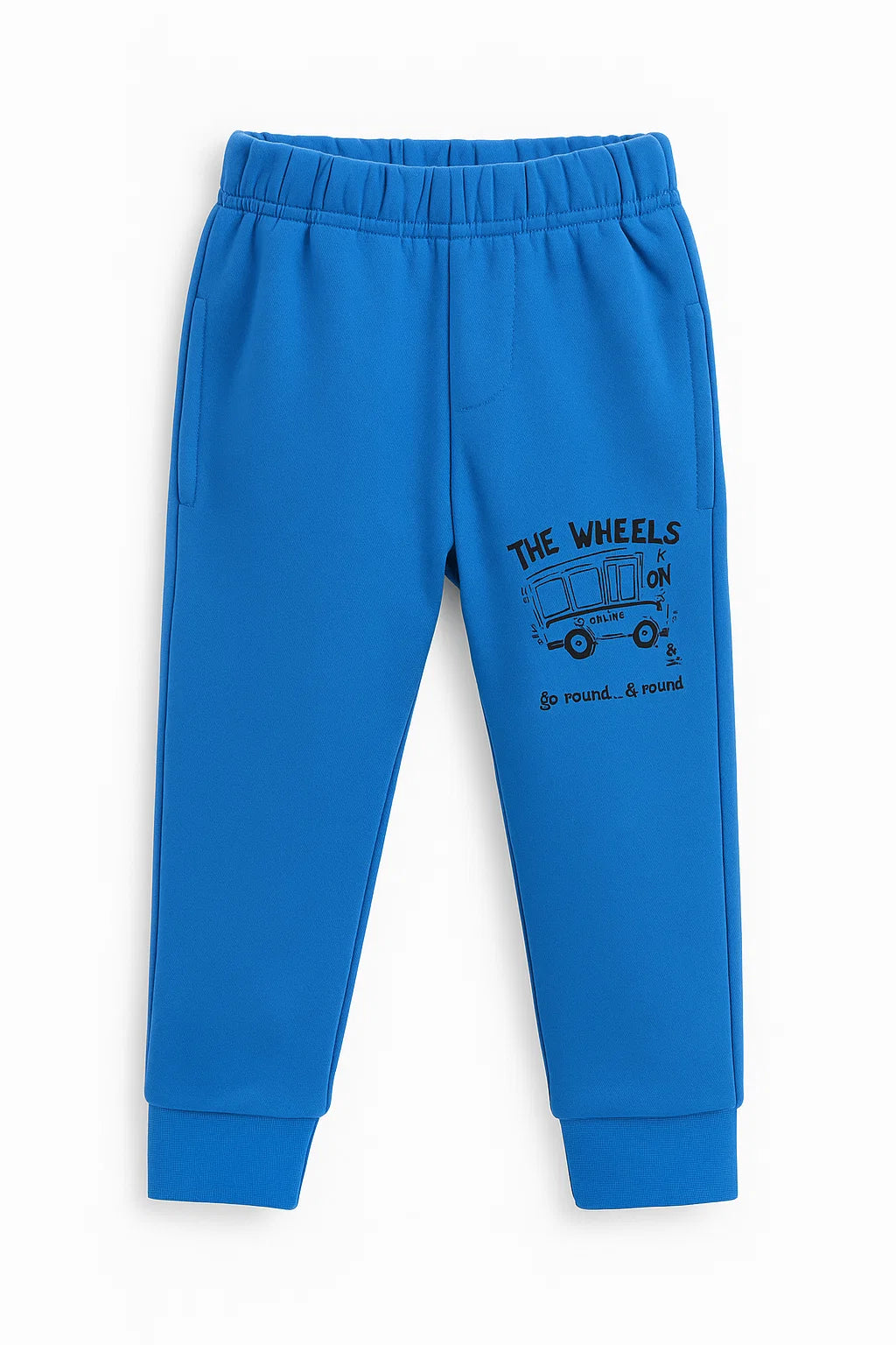 Blue Fleece Trouser with Bus
