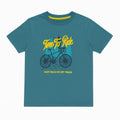 Boy's Green Time to Ride T-Shirt