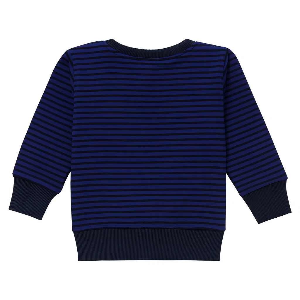 Blue Striped Super Mario Sweatshirt