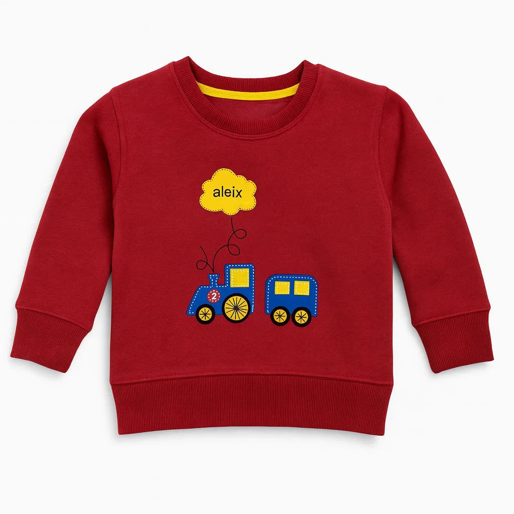 Red Train Sweatshirt