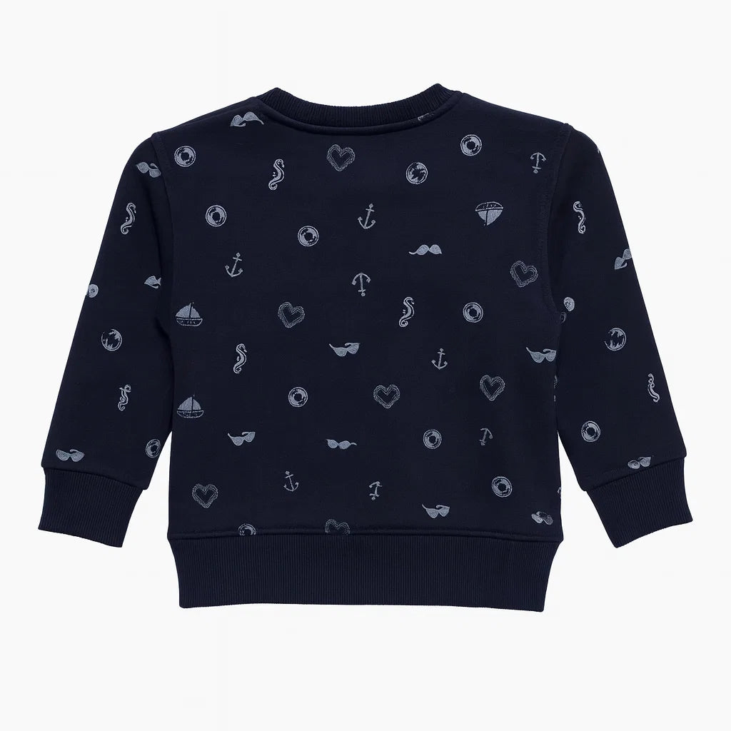 Dark Blue Deep Sea Sweatshirt