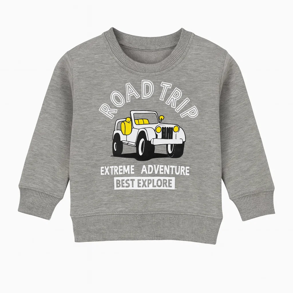 Grey Road Trip Sweatshirt