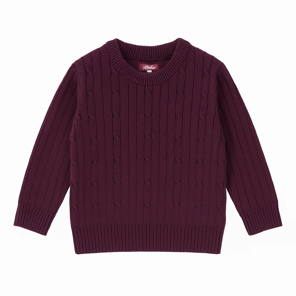 Purple Cotton Sweater