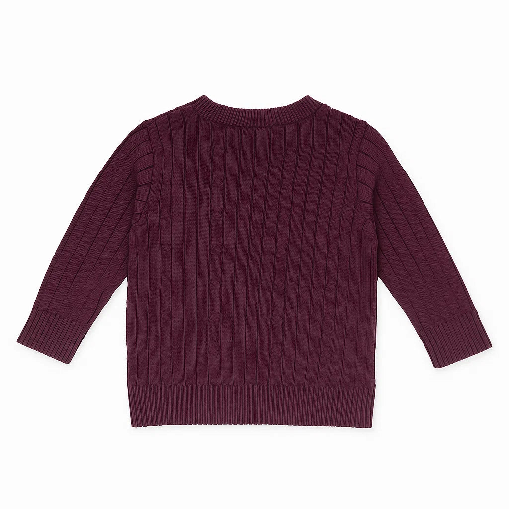 Purple Cotton Sweater