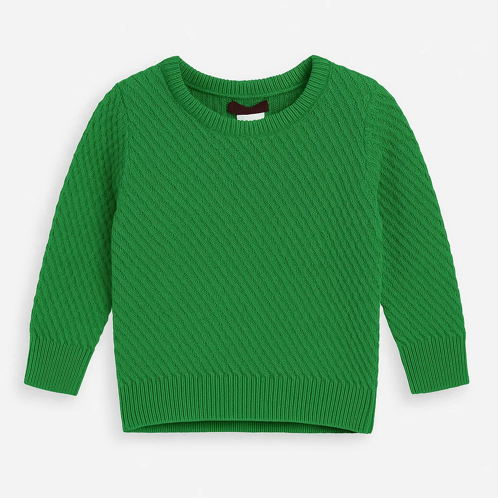 Green Cotton Sweater