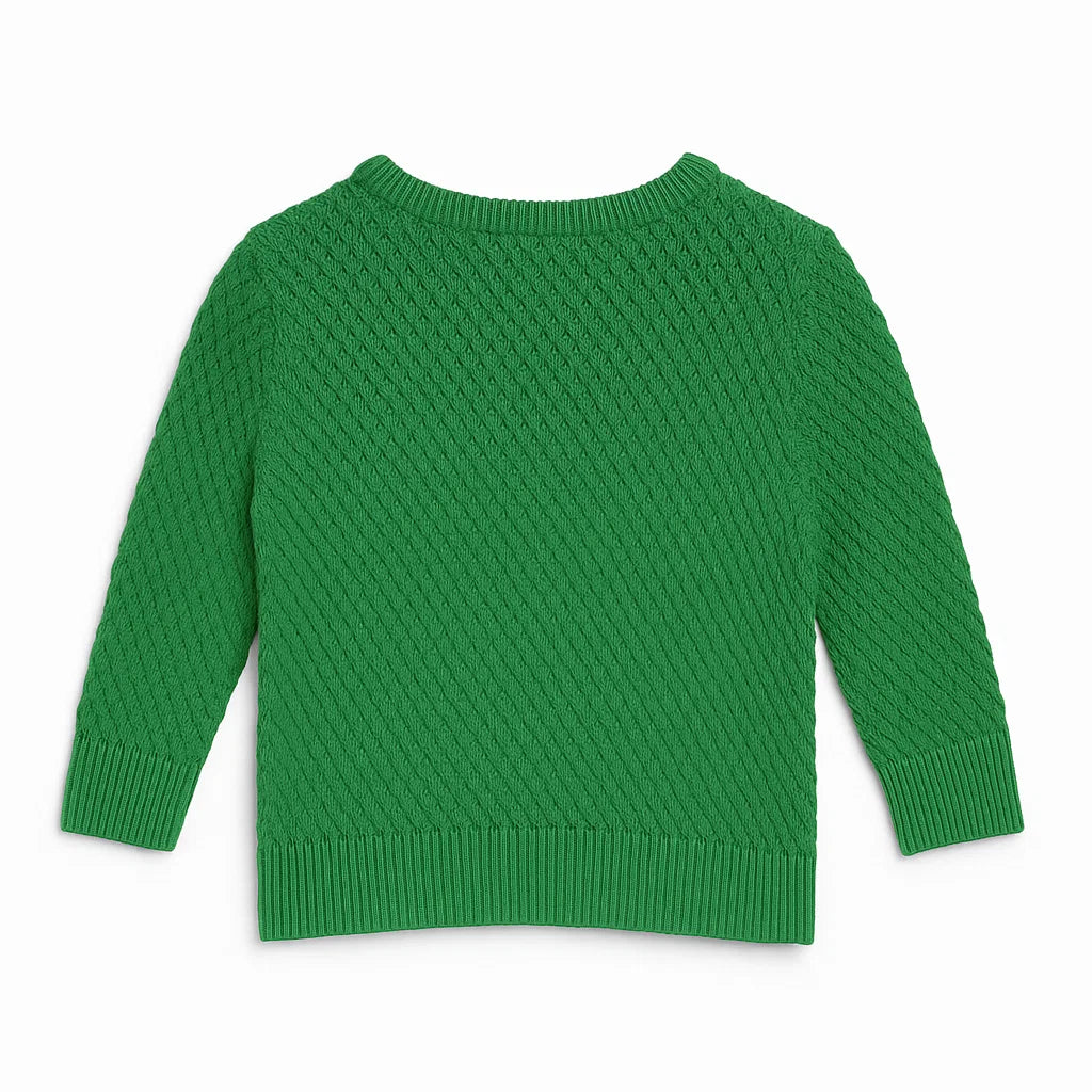 Green Cotton Sweater