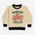 Beige Military Base Sweatshirt