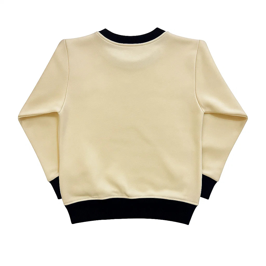 Beige Military Base Sweatshirt