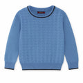 Blue Cotton Sweater