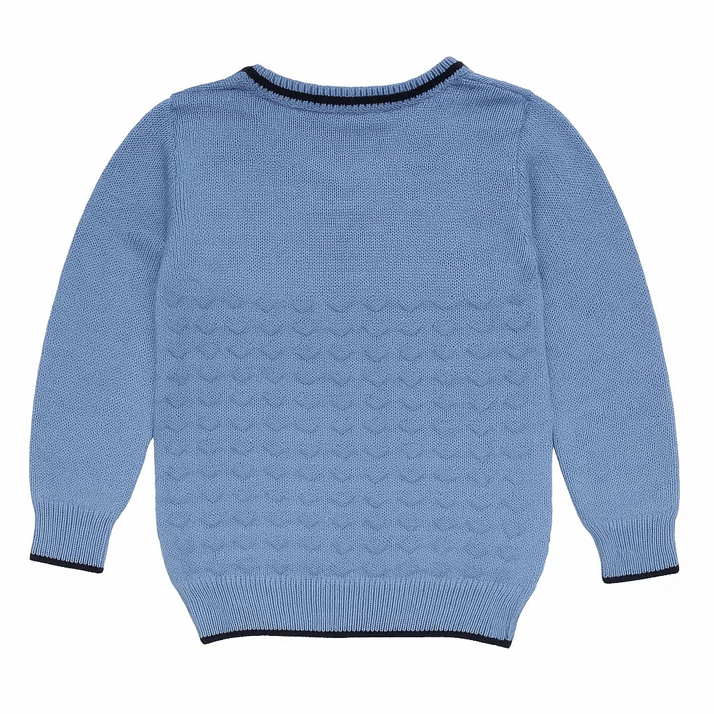 Blue Cotton Sweater