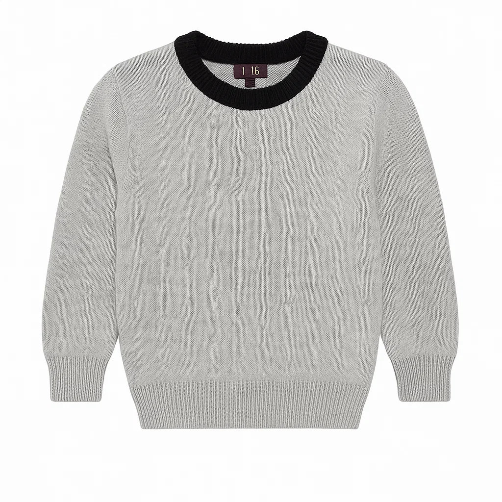 Light Grey Cotton Sweater