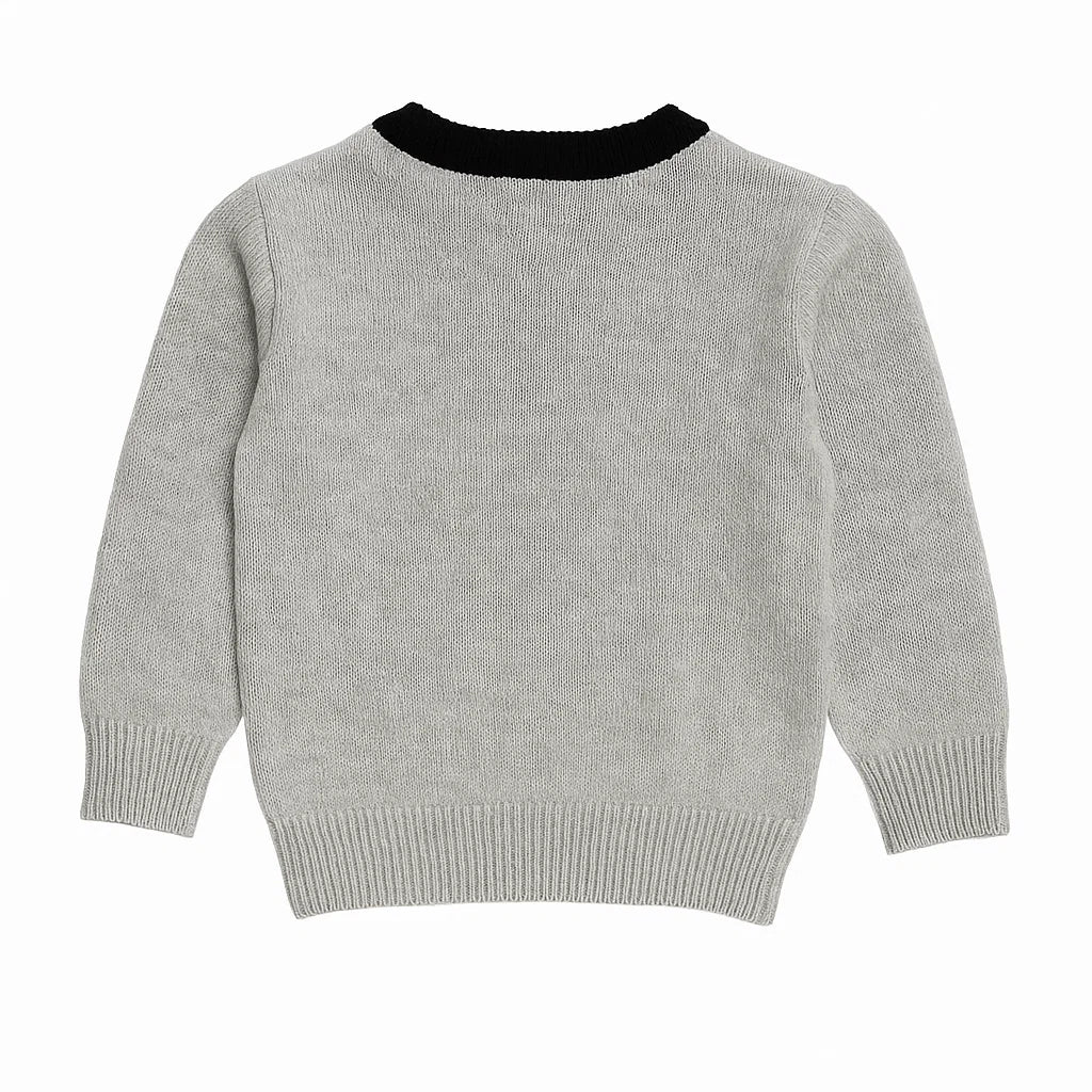 Light Grey Cotton Sweater